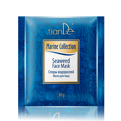 TianDe Marine Collagen Maska na obličej "Spory mořské řasy" TianDe-shop-eu