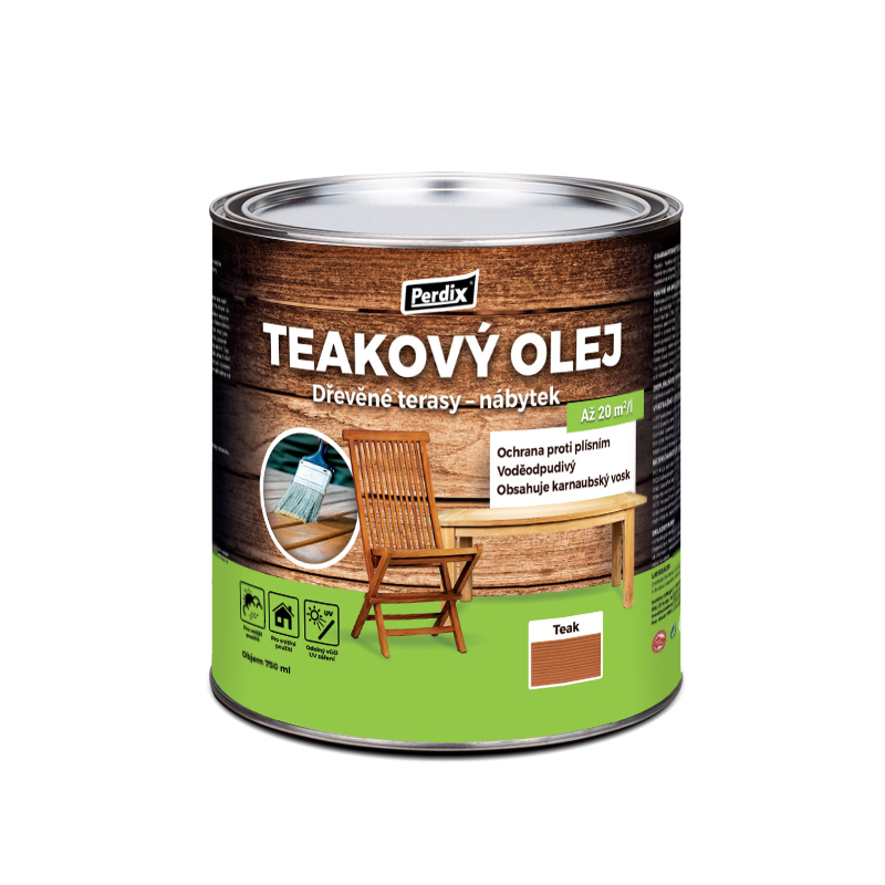 Perdix Teakový olej – teak 750ml Distrimo-cz