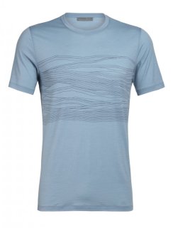 Icebreaker Mens Tech Lite SS Crewe 1000 Vistas L Icebreaker