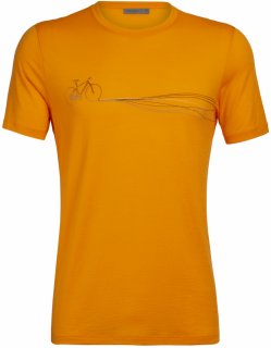 Icebreaker Mens Tech Lite SS Crewe Cadence Paths M Icebreaker