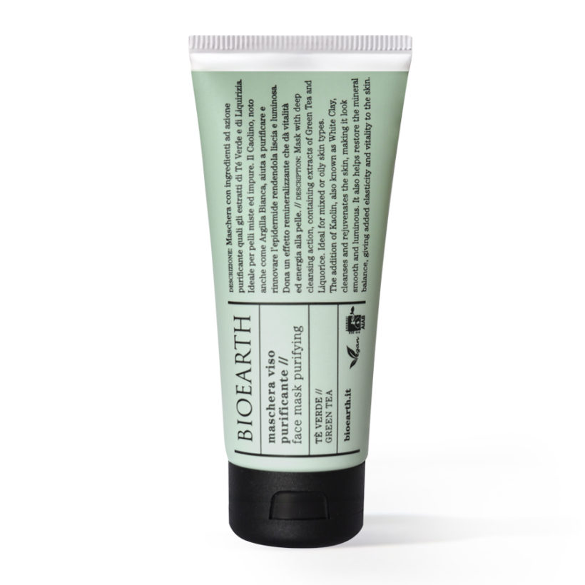Čistící maska se zeleným čajem KrasnaNaMiru-cz