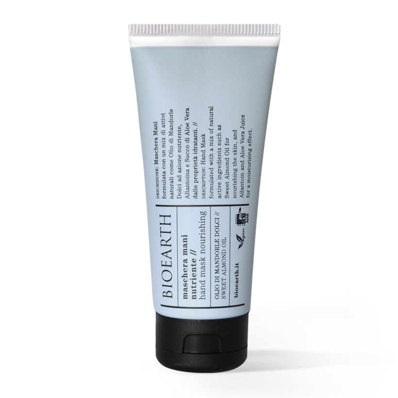 Výživná maska na ruce se sladkým mandlovým olejem KrasnaNaMiru-cz