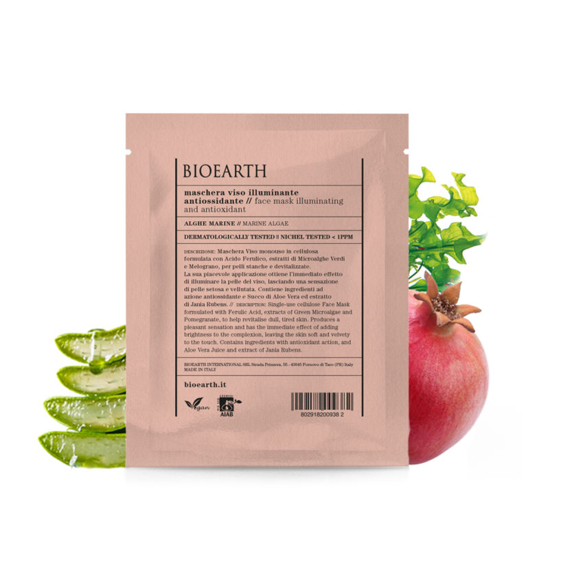 Rozjasňující antioxidační maska s mořskými řasami KrasnaNaMiru-cz