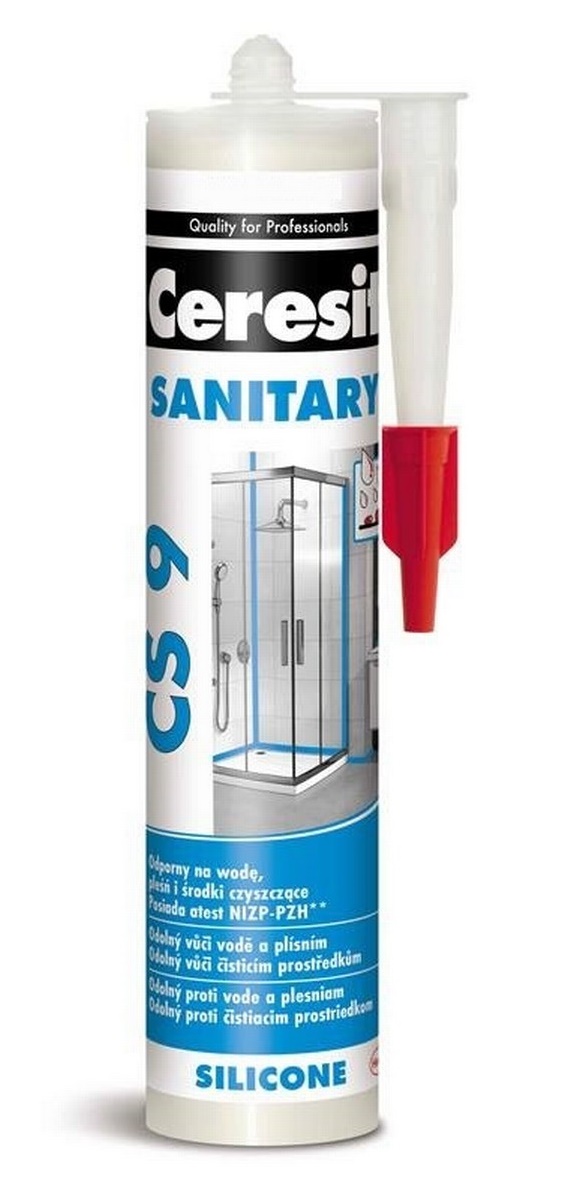 CERESIT CS9 sanitární silikon transp. 280ml Distrimo-cz