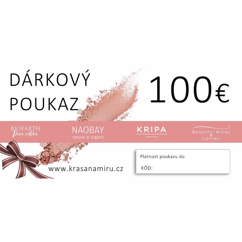Elektronický poukaz na 100EUR KrasnaNaMiru-cz