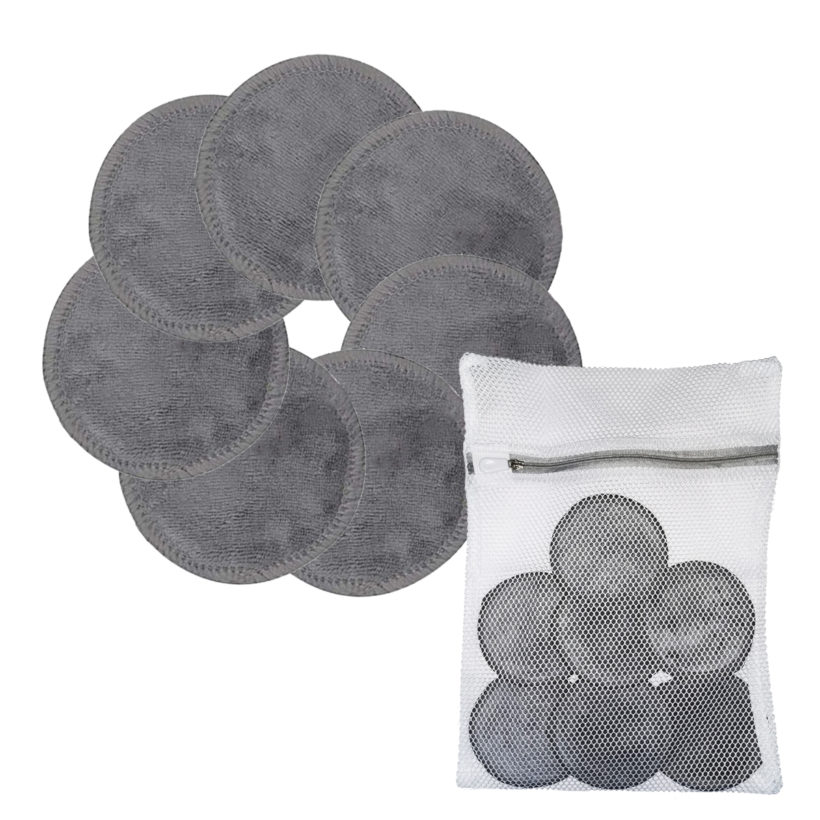 Odličovací tampony pratelné: 7ks + sáček na praní KrasnaNaMiru-cz