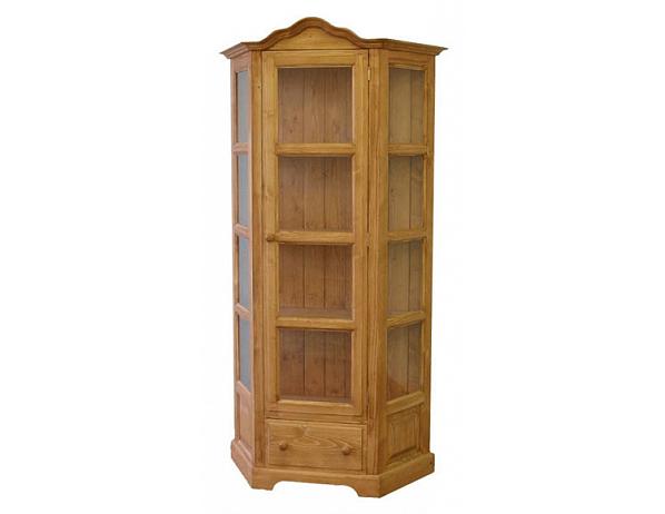 Unis Dřevěná vitrína jednoduchá 00701 Unis-N