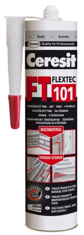 CERESIT FT 101 Lepící tmel šedý 280ml Distrimo-cz