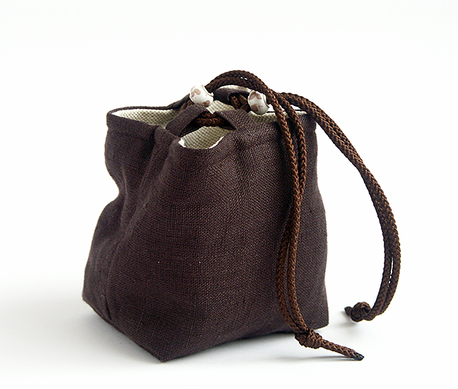 Váček na keramiku Hnědý Darjeeling.cz