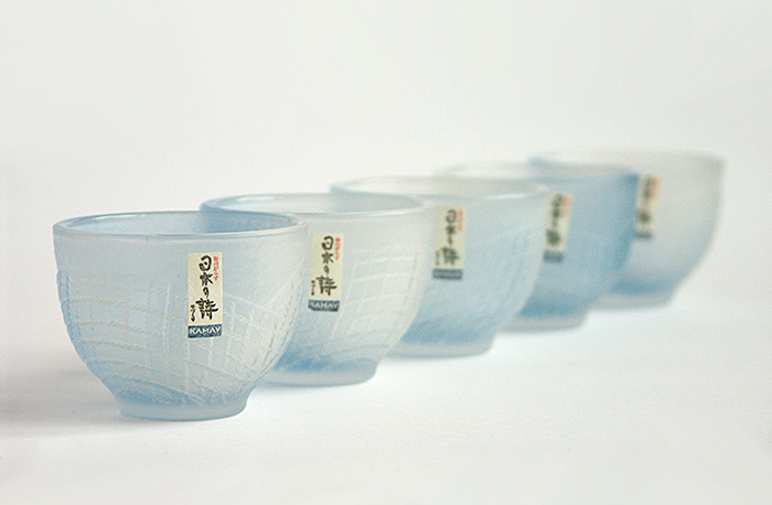 Sada Vintage Sencha Glass Cups Darjeeling.cz