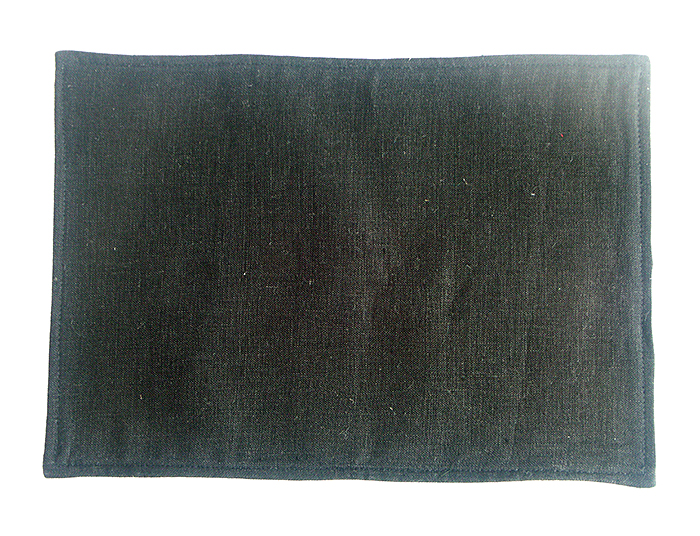 Čajový ubrus Černý - přírodní Darjeeling.cz