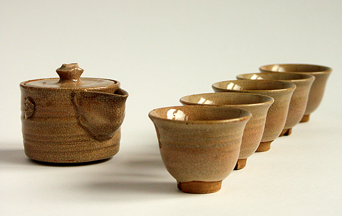 Japonská čajová Hagi sada na Gyokuro Vintage Darjeeling.cz