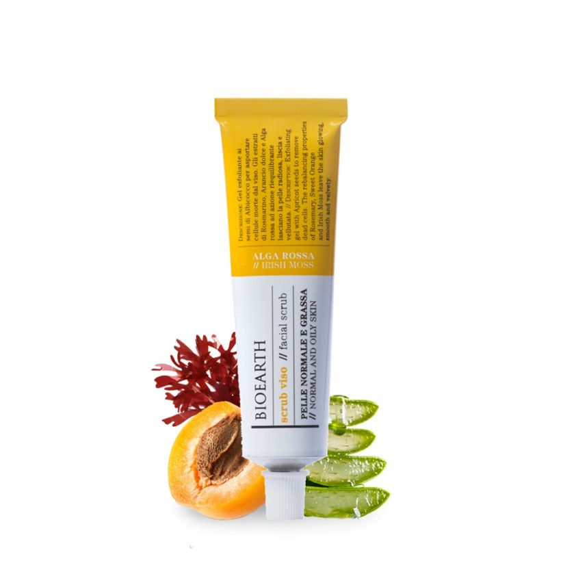 Pleťový peeling s mořskými řasami KrasnaNaMiru-cz