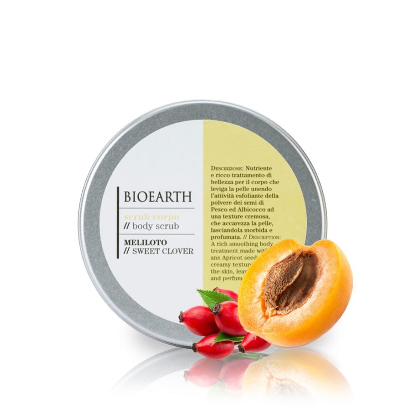 Tělový peeling se sladkým jetelem KrasnaNaMiru-cz