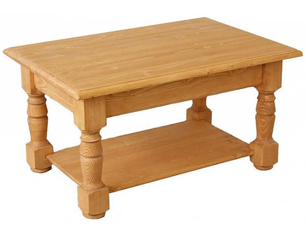 Konferenční stolek - oblá police 1 Unis-N