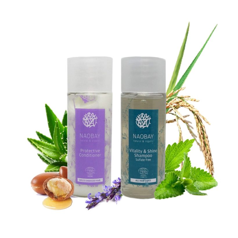 Dárkový balíček: šampón + kondicionér NAOBAY KrasnaNaMiru-cz