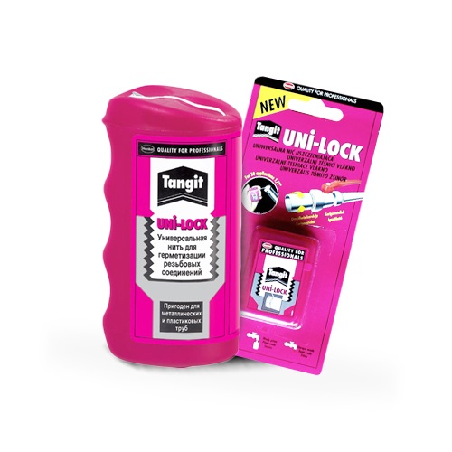 Tangit UNI-LOCK těsnící vlákno na závity – 80m Distrimo-cz