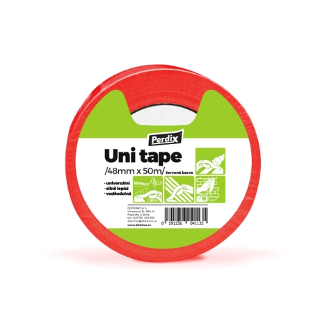 Perdix – Uni Tape 48mmx50m – červená Distrimo-cz