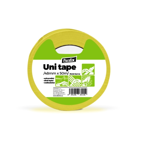 Perdix – Uni Tape 48mmx50m – žlutá Distrimo-cz