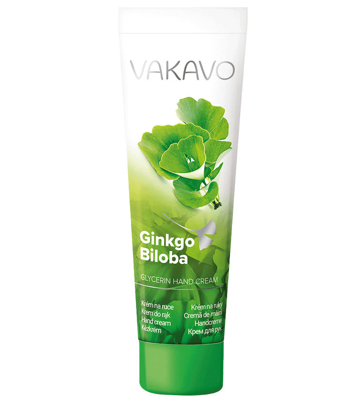 VAKAVO Ginkgo biloba glycerinový krém na ruce 100ml cormen