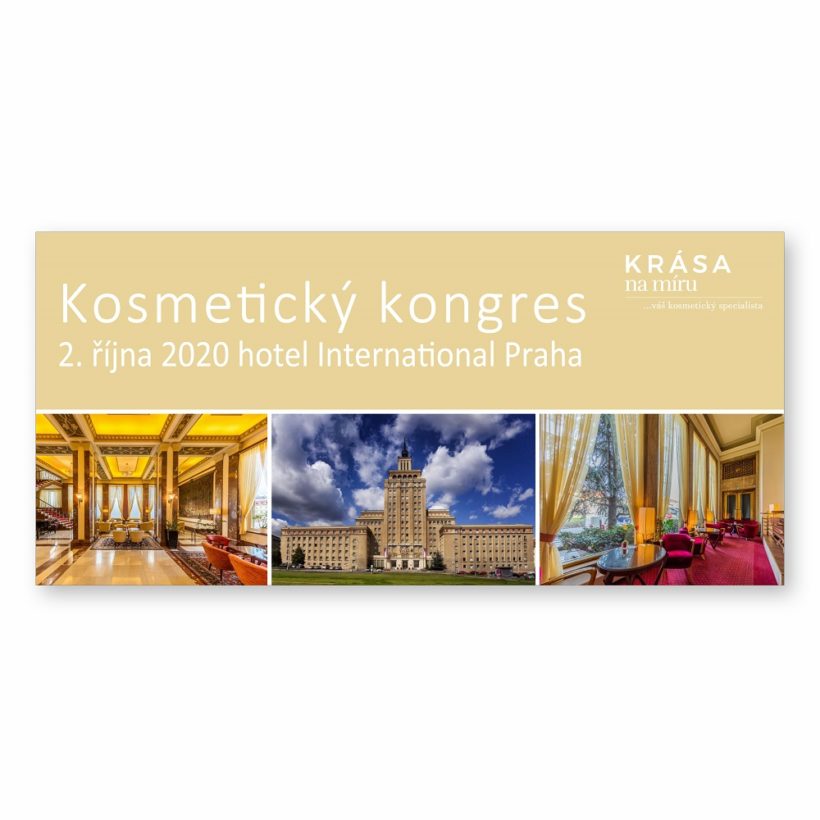 Vstupenka: Kosmetický kongres spolupracující KrasnaNaMiru-cz