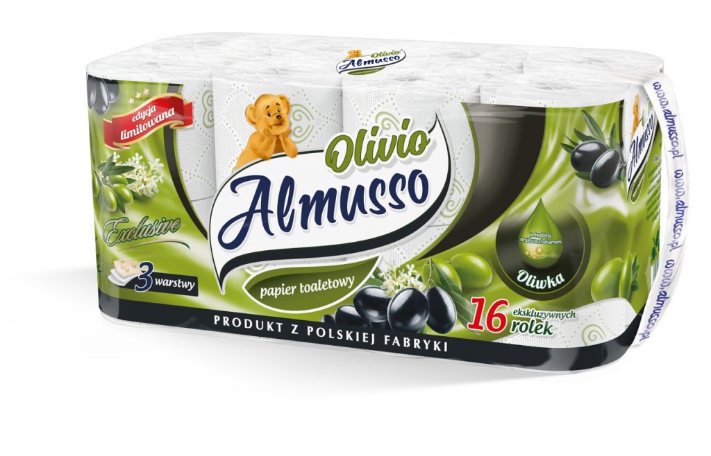 Toaletní papír Almusso Olivio 3vrs.