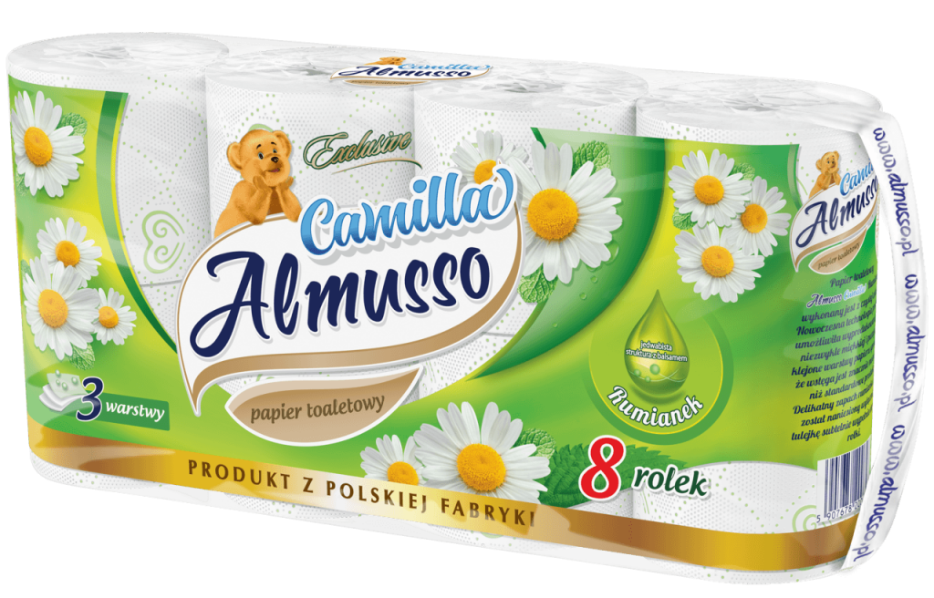 Toaletní papír Almusso Camilla 3vrs.