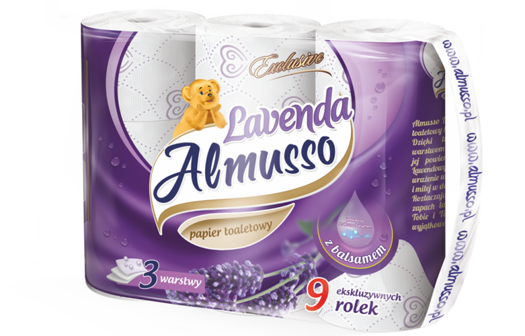 Toaletní papír Almusso Lavenda 3vrs.