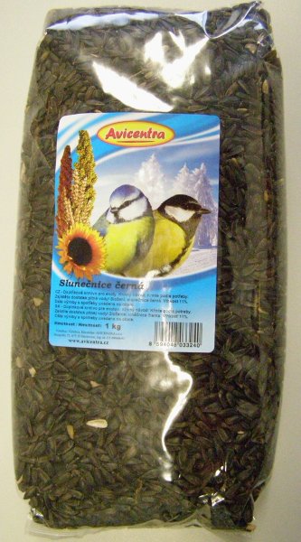 Avicentra slunečnice černá 1kg eMazel-cz