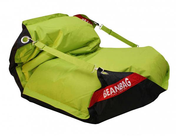 BeanBag Sedací pytel duo-limet-black BEANBAG