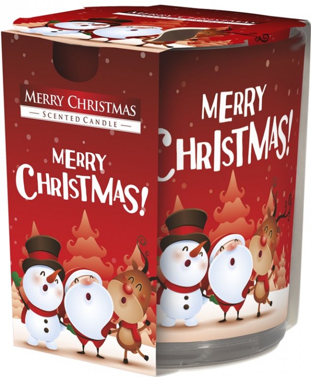Vonná svíčka Merry christmas ve skle Papermax-cz