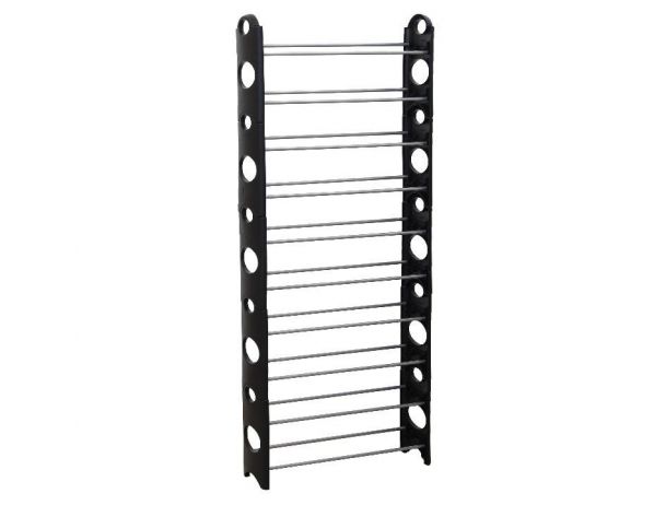 TEMPO KONDELA  Tempo Kondela Botník 10-řadový plast / kov šedá / černá BOTIS TYP 5 TEMPO KONDELA