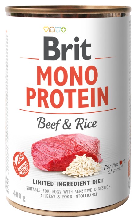 Brit mono protein beef & brown rice 400g eMazel-cz