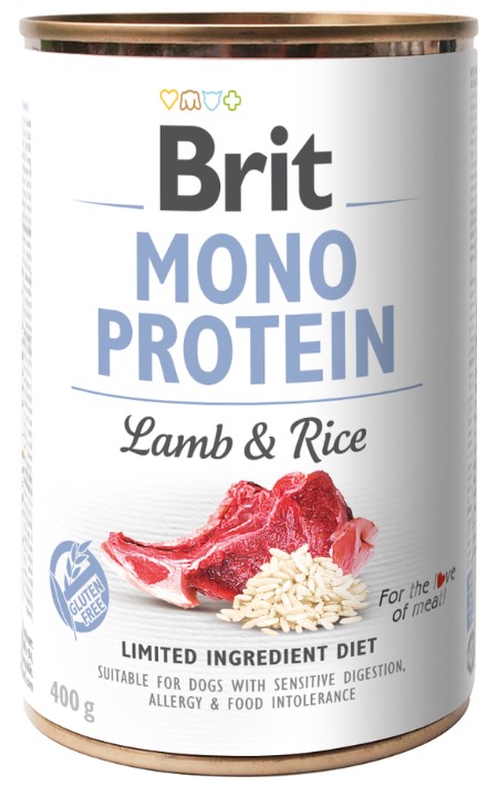Brit mono protein lamb & brown rice 400g (3+1 zdarma) eMazel-cz