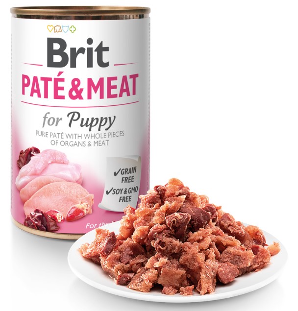 Brit paté & meat puppy 400g (5+1 zdarma) eMazel-cz