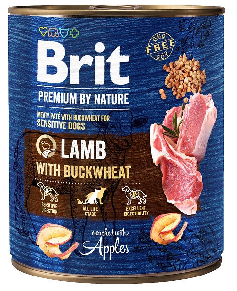 Brit premium by nature lamb with buckwheat 800g eMazel-cz