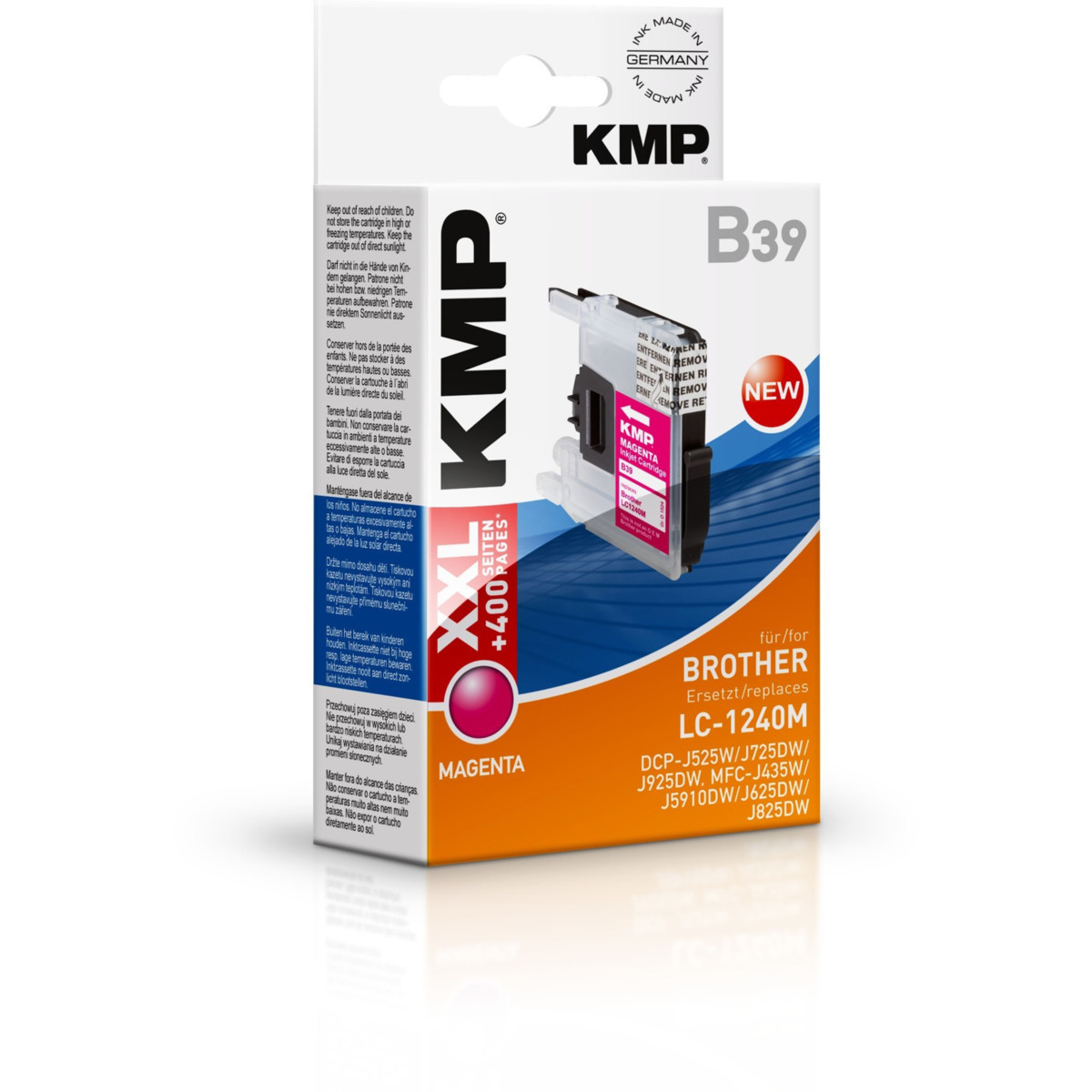 Kompatibilní KMP Cartridge Brother LC-1240M