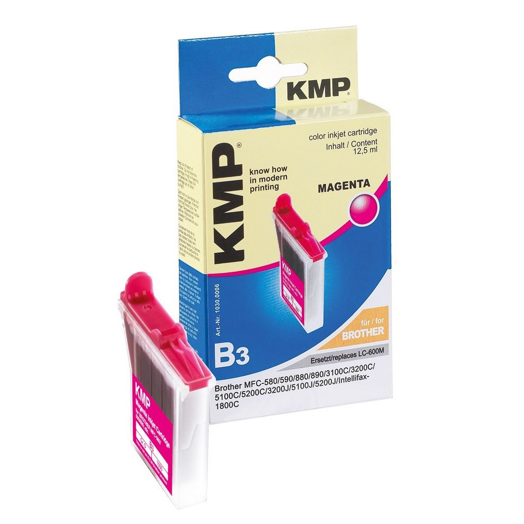 Kompatibilní KMP Cartridge Brother LC-600M