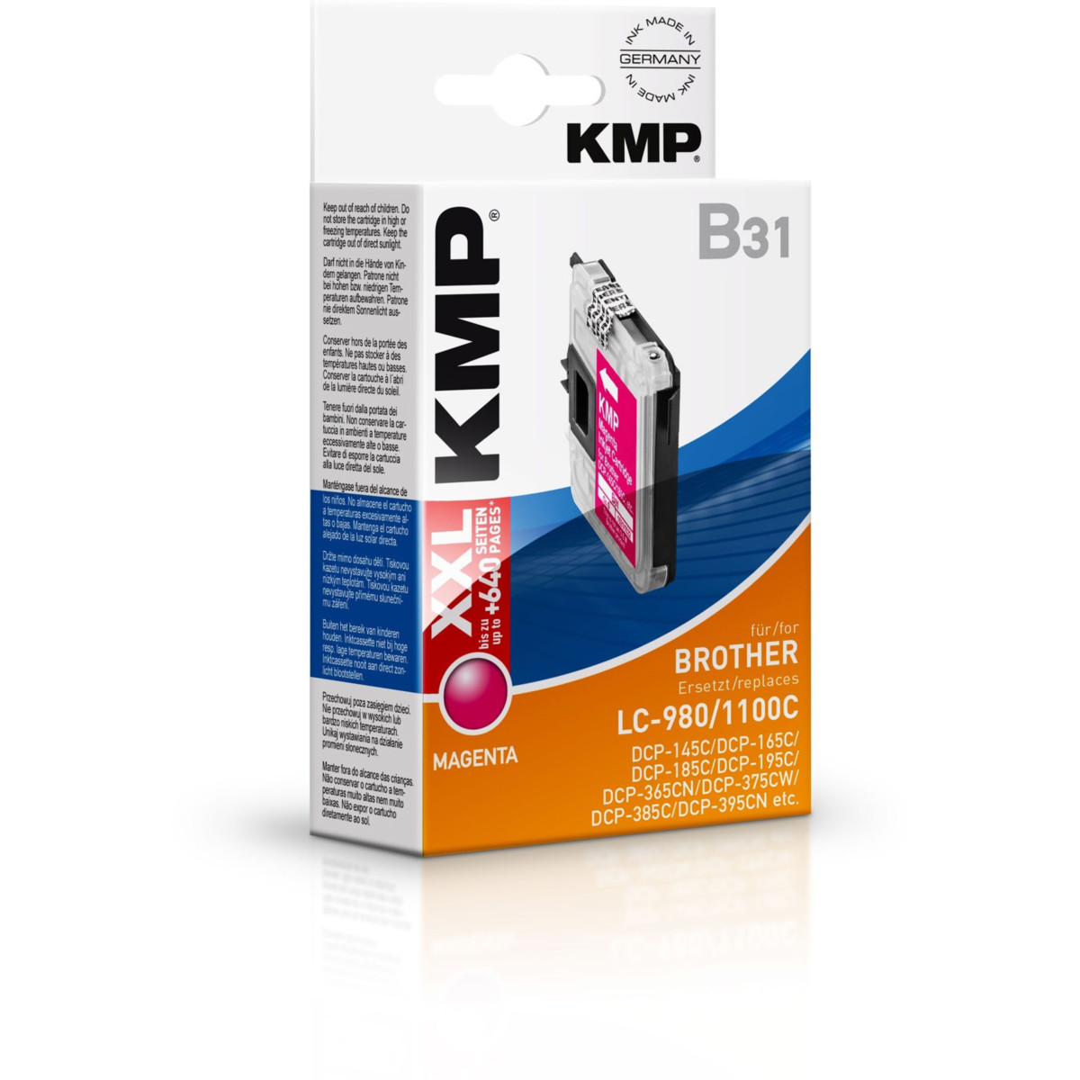 Kompatibilní KMP Cartridge Brother LC-980M