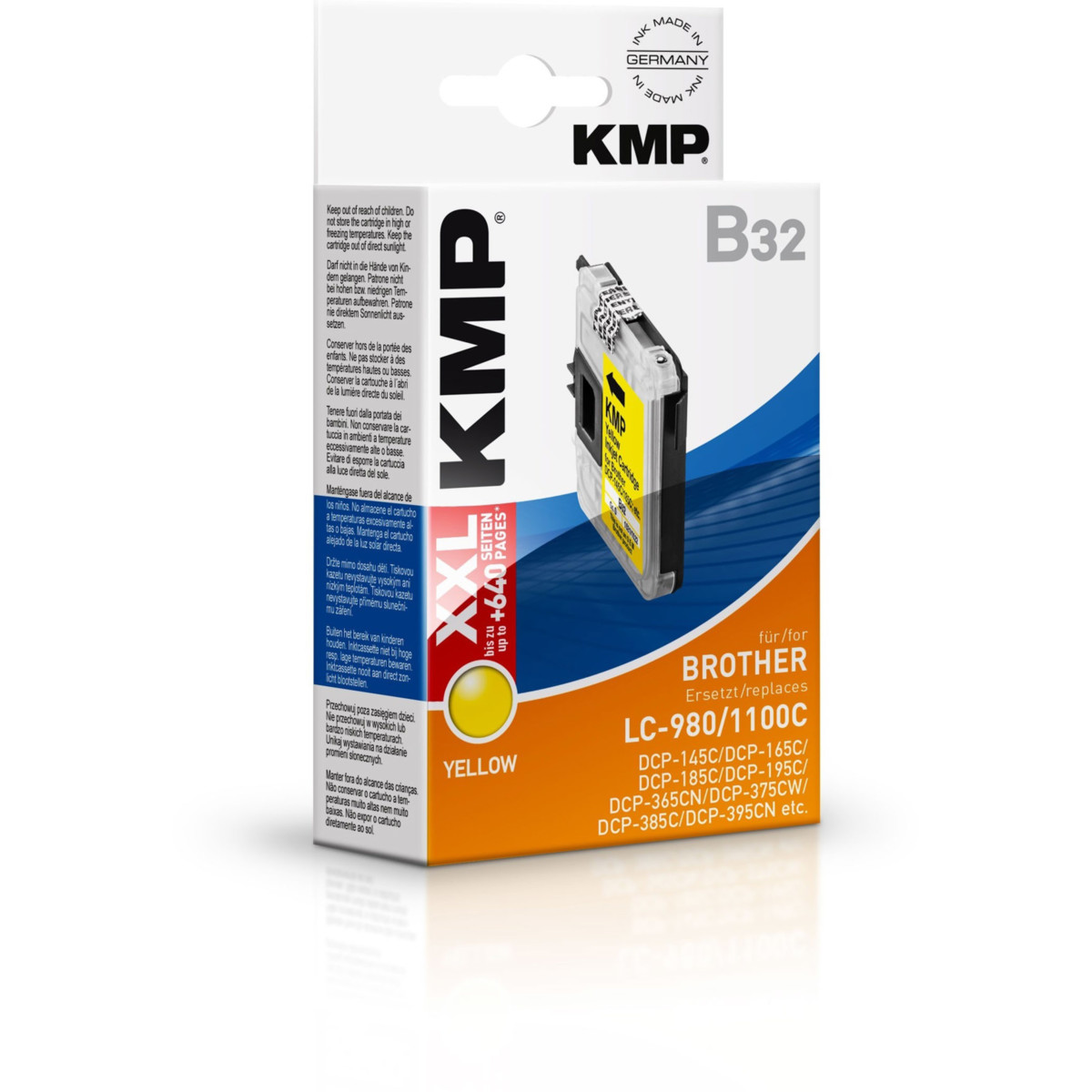 Kompatibilní KMP Cartridge Brother LC-980Y