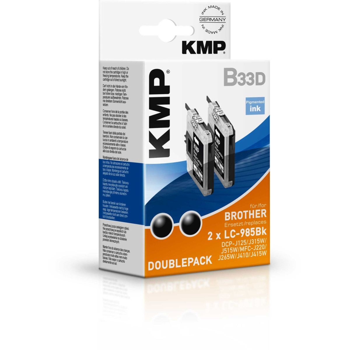 Kompatibilní KMP Cartridge Brother LC-985Bk