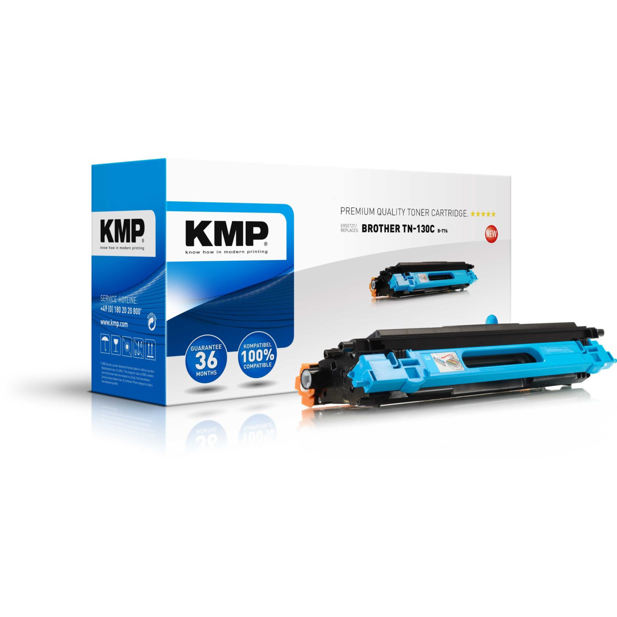 Kompatibilní KMP Toner Brother TN-130C