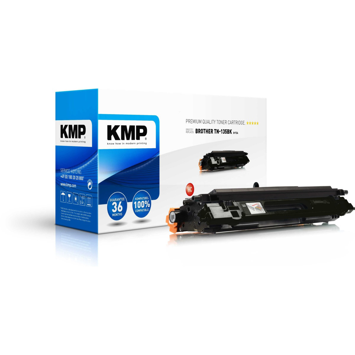 Kompatibilní KMP Toner Brother TN-135Bk