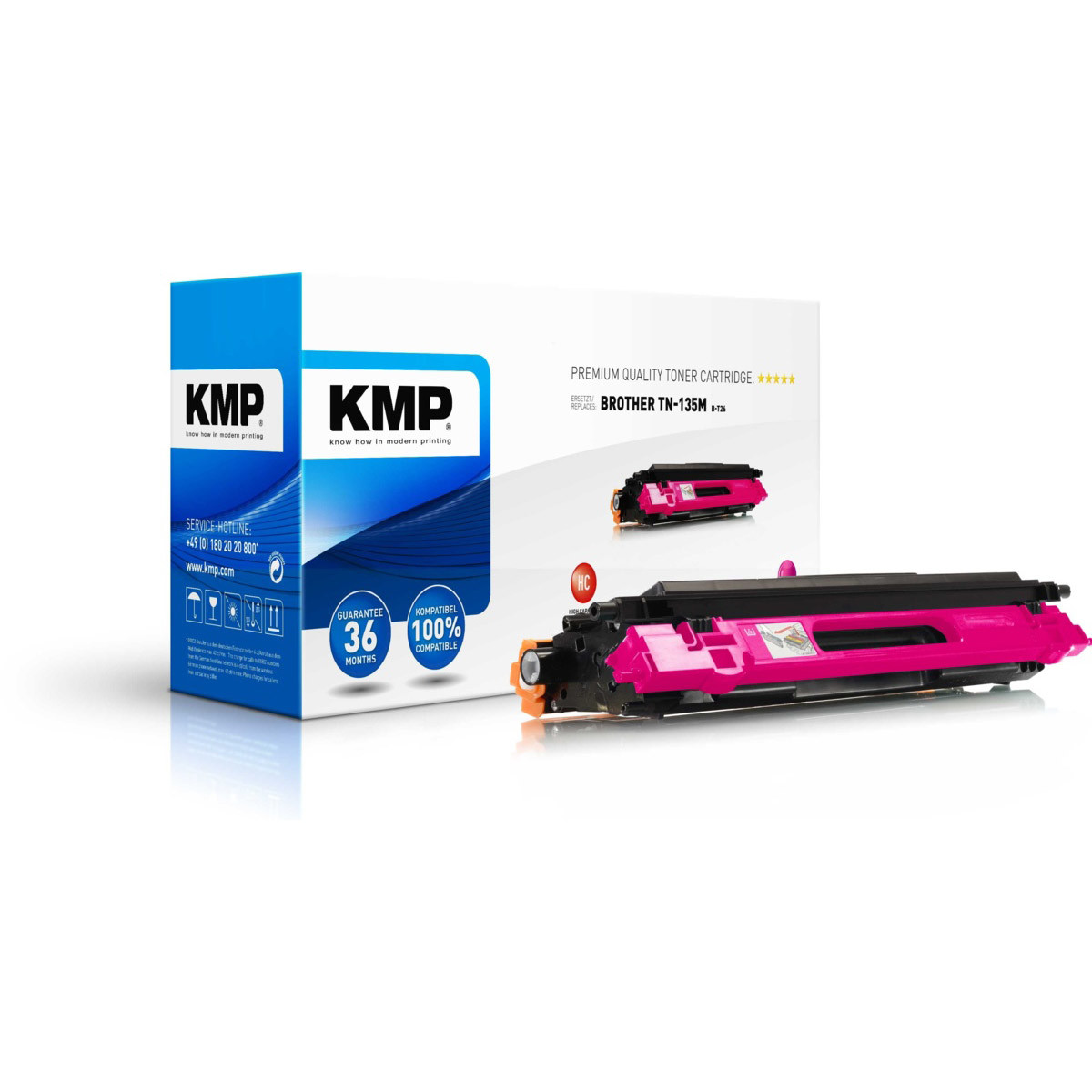 Kompatibilní KMP Toner Brother TN-135M