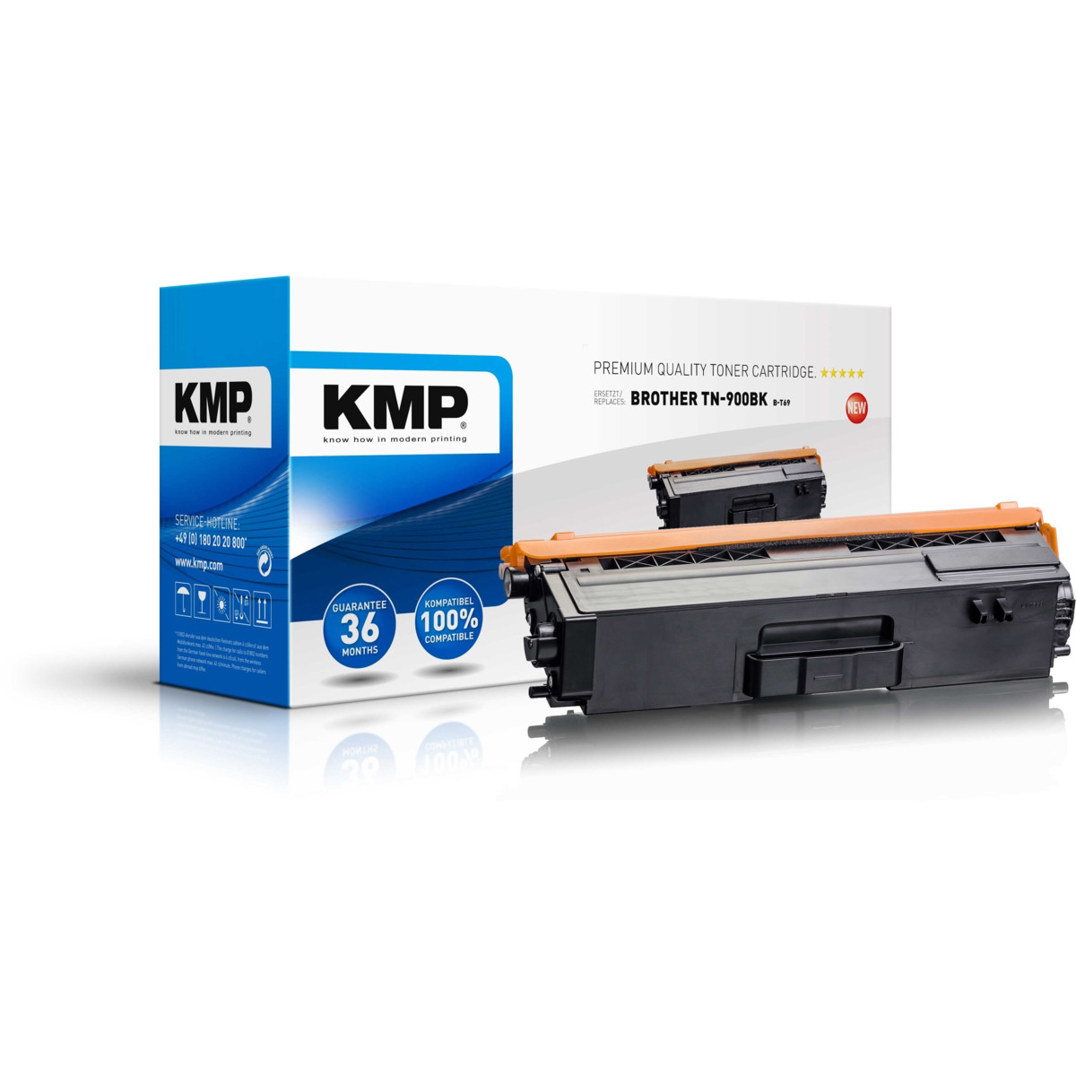 Kompatibilní KMP Toner Brother TN-900BK