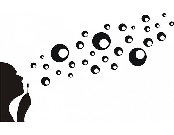 Samolepící dekorace Bublifuk Nibowaka - Jana Vondrušová