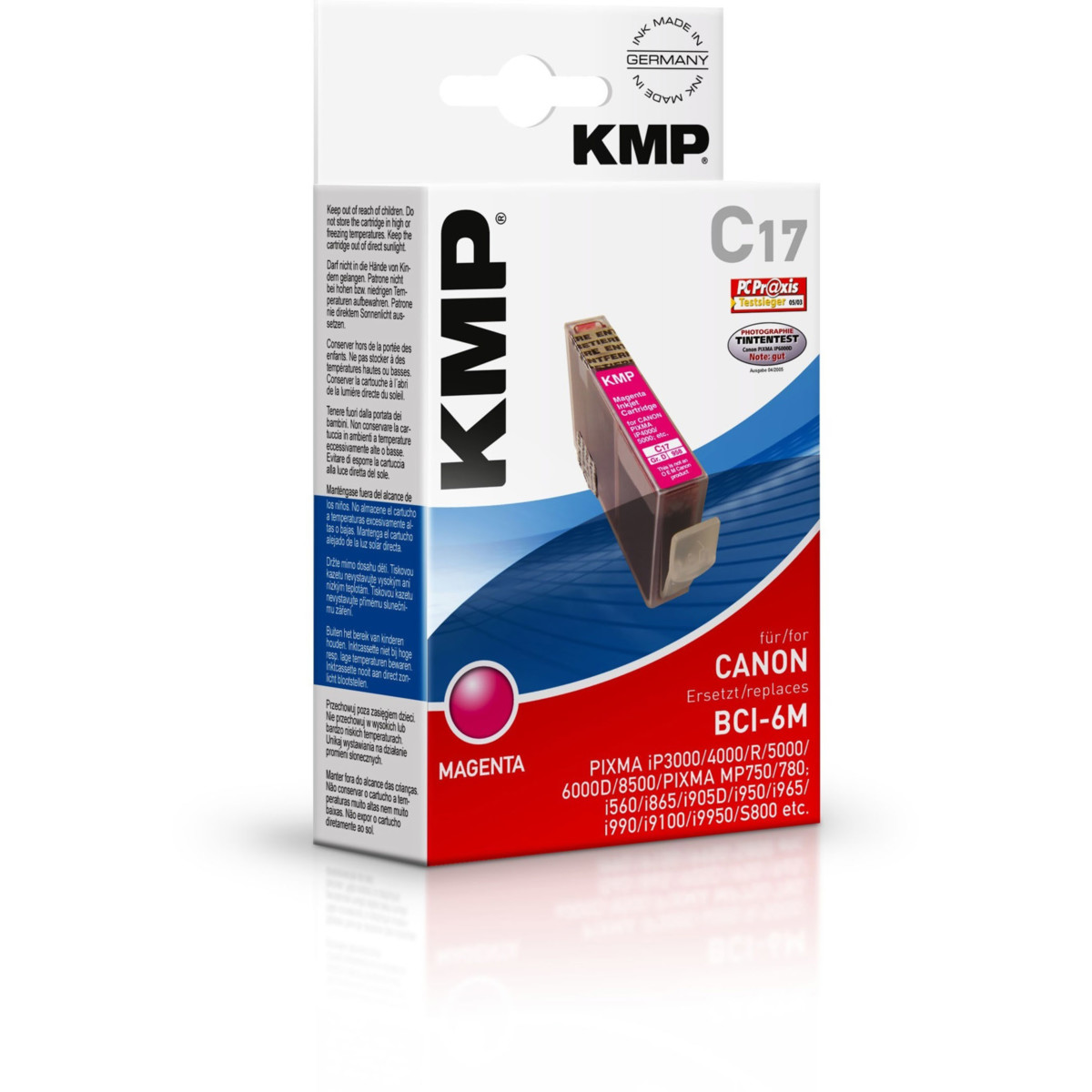 Kompatibilní KMP Cartridge Canon BCI-6M