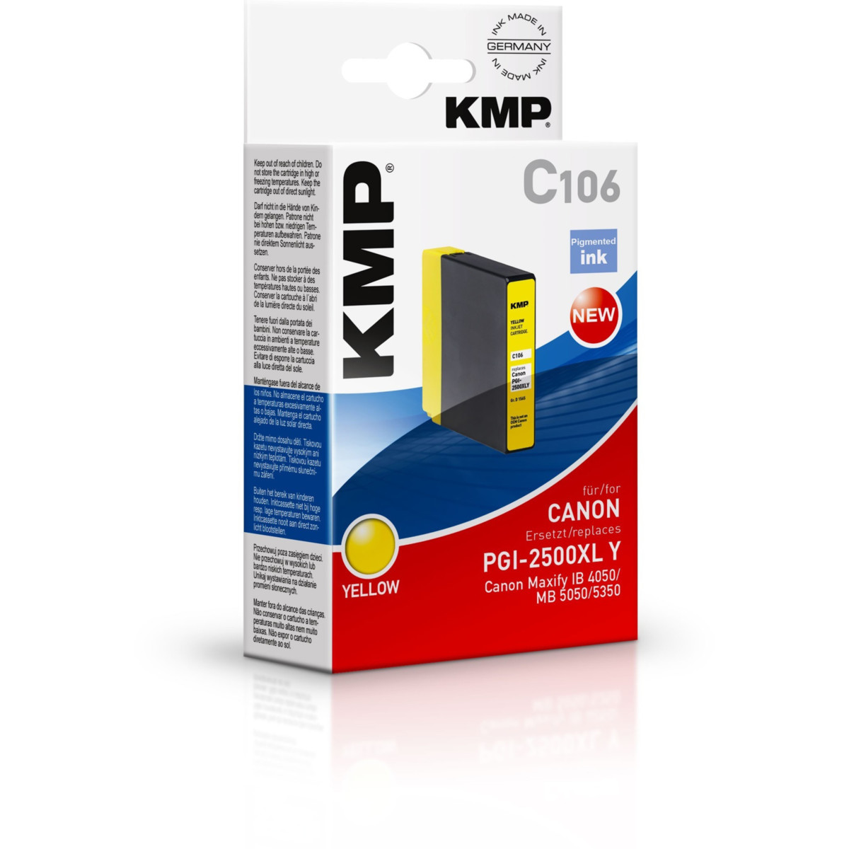 Kompatibilní KMP Cartridge Canon PGI-2500XL Y