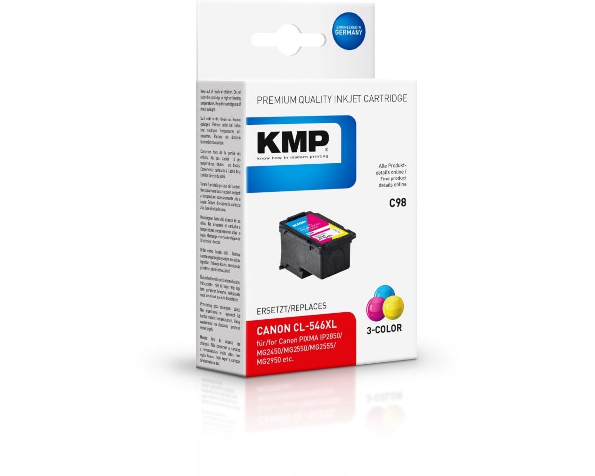 Kompatibilní KMP Cartridge Canon CL-546XL