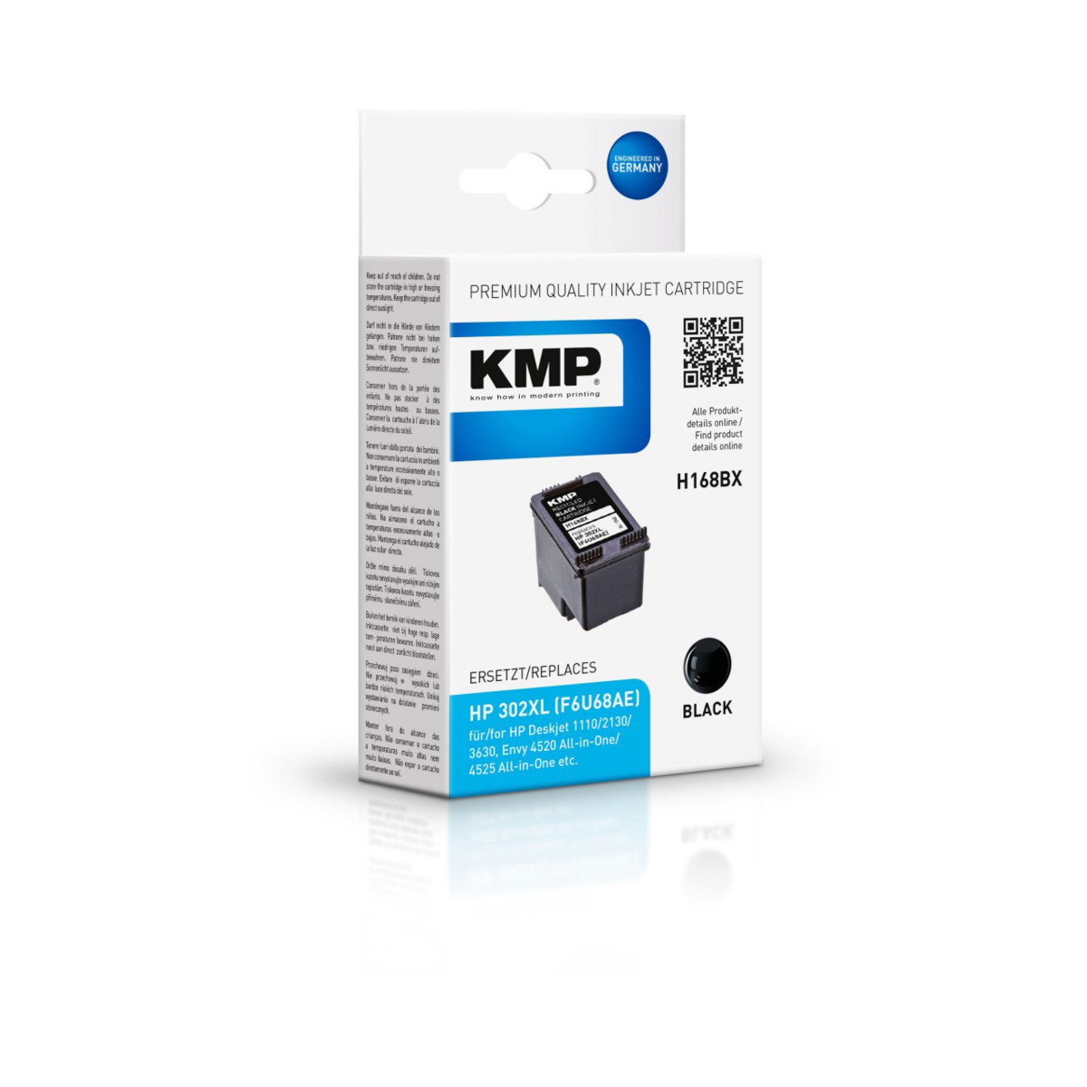Kompatibilní KMP Cartridge HP 302XL